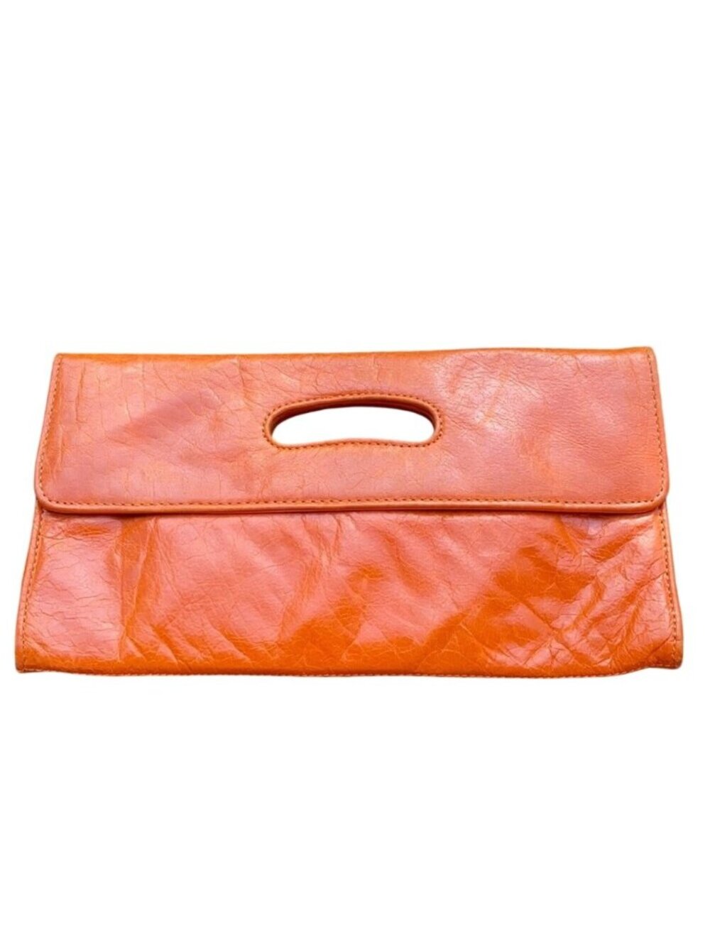 N-94. Hobo International Katrina Leather Foldover Clutch